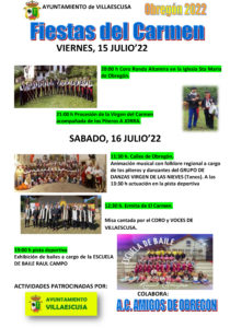CARTEL FIESTAS EL CARMEN 2022